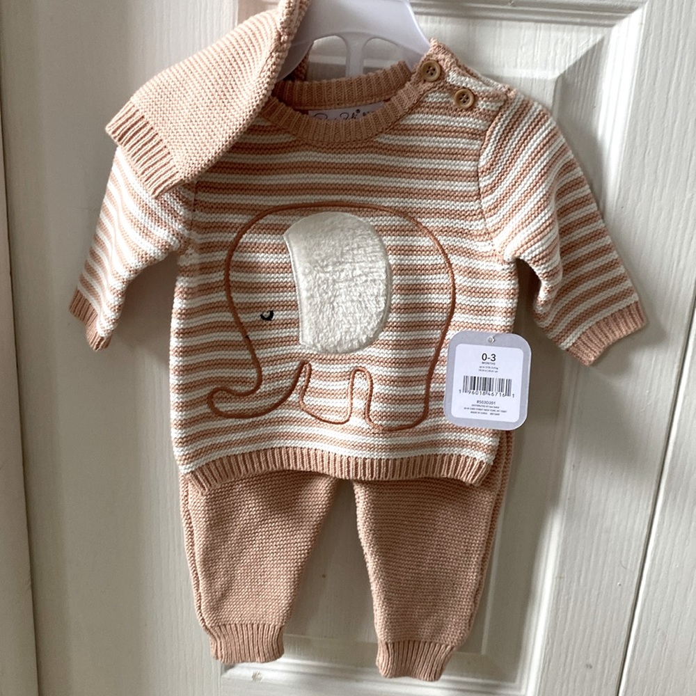Knit Baby set